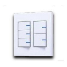 LIVEN快活牌 LVS愛情海系列開關, 1個, 五開