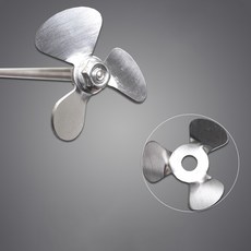 실험실용 304 스테인레스 스틸 교반 블레이드 120MM 패들 OD 분산 로드 너트 40MM, 08 Rod (Length 250mm)