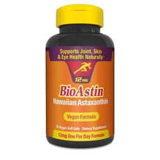 Bioastin 夏威夷蝦紅素素食軟膠囊 12mg, 75顆, 1罐