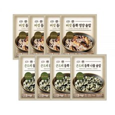 자연별곡 볶음밥 곤드레 솥밥 4인 버섯 솥밥 4인 외 2종 한식 냉동 295002, 곤드레솥밥 4팩+버섯솥밥4팩