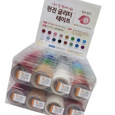 현진 접착 글리터테이프 415 연파랑 SGR / 2.5x2M, 1개