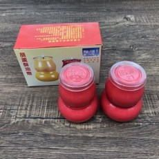 八國 葫蘆酥油燈, 1件, 紅色5號（八國酥油）葫蘆蠟燭 1 對, 1L, 無
