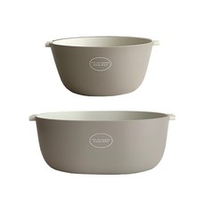 홈시나 채반 믹싱볼 싱글+와이드, 싱글그레이+와이드그레이, 1개