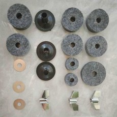 드럼펠트패드 심벌즈 드럼 퀵 릴리스 캡 밴드 코튼 면 난타 고정 버클 부품, 1개, 상세페이지 참고