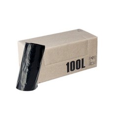 담다 국산 이지롤 뽑아쓰는 검정 봉투 100L 비닐 분리수거, 1개