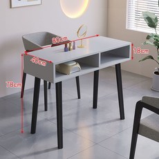 多功能美甲桌 簡約日式風格 經濟實惠型, 1個, 淺灰色【簡約款】,長100cm寬40cm高78cm