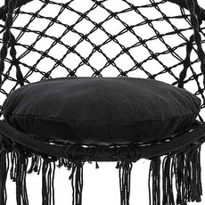 해먹 야외 의자 그물그네 C6 그네만들기 DS 펜션 시트쿠션검정흰색, 1개