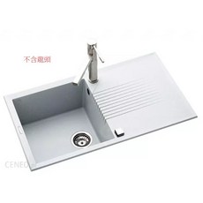 愛琴海廚房＊義大利ELLECI TEKNO480 灰白色金屬結晶石靜音工作平台造型水槽