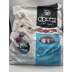 doter 寵愛物語 低敏犬糧 澳洲羊肉海洋魚配方 Omega-3呵護毛髮 絲蘭精華減少異味 全犬糧, 12kg(26.4lbs), 1個, 低敏