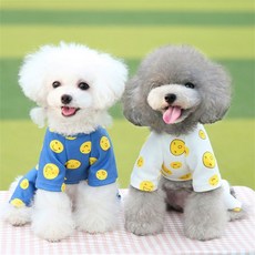 비즈펫 반려동물 올인원 점프수트 땡땡이, 1개, 아이보리 화이트