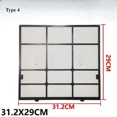 1Pcs for Fujitsu/ GENERAL Air Conditioning Filter Dust Net Accessory​, 08 1pcs Type 4