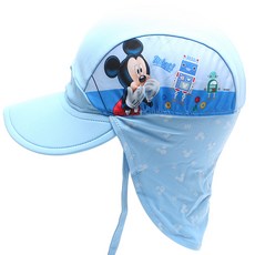 나린키즈 미키 토이즈 플랩캡 수영모자 4세~8세용