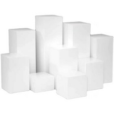 사각 진열대 옷가게 구두 디스플레이 30x30x30 사이즈 쇼핑몰 매대, N. 무광 흰색 30x30x30