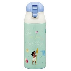모아나 스케이터 스테인리스 다이렉트 원터치 텀블러 360ml, 민트, 1개