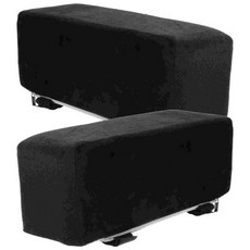 의자 팔걸이 쿠션 팔꿈치 패드 의자 팔걸이 쿠션 1 쌍, 1) Black, 1세트, 자세교정