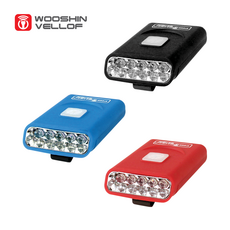 [우신벨로프] WS-1876 충전식 모자 LED 라이트 클립착용, 블랙