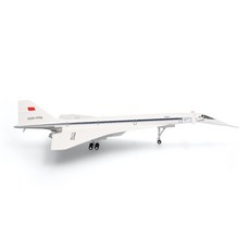Herpa 1:200 TU-144D Aeroflot 飛機模型 CCCP-77112, 1個