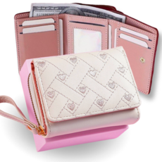 주엘리 학생 지갑 반지갑 동전 카드 지폐 하트지갑 여학생 선물용