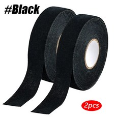 롤 하키 테이프 라크로스 스틱 야구 소프트볼 배트 라켓용 천 구그, 1개, 5. Black-2Roll