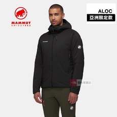 長毛象 男 兜帽化纖外套/RIME IN FLEX AF 黑-保暖透氣戶外運動外套