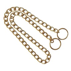 AN 걸이용 금속줄 30cm 목걸이 금색 체인 메탈 볼 행거, 골드, 1개