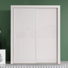 대도갤러리 키높이 클래시 1620mm 슬라이딩옷장 장롱 이불장 양복장, 01_화이트(유광)