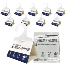 홈캅스 쌀벌레 트랩 페로몬 화랑곡쌀나방 유인 끈끈이 주방 식품해충 퇴치, 10개, 1개입