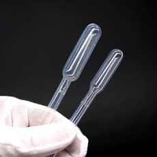 플라스틱 피펫 1/2/100 ML 실험실 일회용 졸업 용기 포함 액체 점 장비 3/5 개, 02 2ML 100pcs