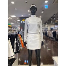 5F [신사] 파사디 골프 여성 24FW H라인 스커트 화이트 P24FSK537M