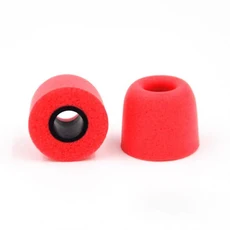 교체용 소프트 메모리 폼 이어버드 팁 노이즈 차단 이어 패드 이어팁 4.5mm 깍지 이어폰용 1 쌍 3 6 쌍, 04 red-T400 S, 02 1 Pair