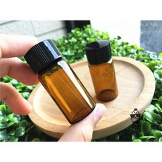 【Modago Studio】PP蓋玻璃瓶 試劑玻璃瓶 (10ml 棕色瓶 黑蓋) 抗光茶色瓶, 1個, 1個
