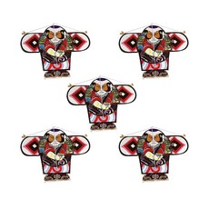 일본 제조 민속 공예품 일본 연·와 연 수제 미니 연(노연) 5매 세트 일본의 기념품