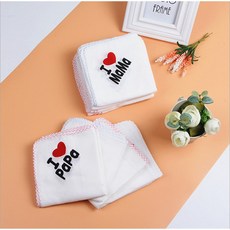 大號高密紗布手帕 嬰兒紗布巾 純白印花紗布口水巾 洗臉巾 吸汗巾