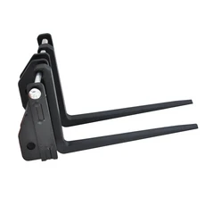 Huina 1583 전면/후면 드라이브 기어 박스 합금 버킷 퀵 히치 포크 라디오 1/14 22CH 로더 모델 부품, 01 Fork Bucket 01, 10 FrontRear tooth box