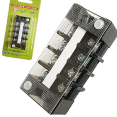 이엠 터미널 블록(20A-4P) 배선 단자대 쇼트바 주방 가정용 교체 전기선 전기자재, 본상품