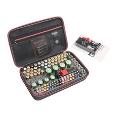 RLSOCO Battery Organizer Storage Case Holder Stores Up to 120+ Batteries: AA AAA C D 9V BT-168 and, RLSOCO Battery Organizer Stora