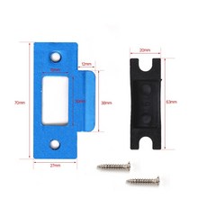 (NW) 방문손잡이 스트라이크 면판 문틀 부속, 1개, 스트라이크 (면판부속)