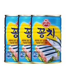 오뚜기 꽁치, 400g, 3개