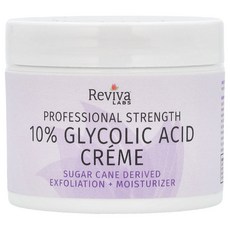 Reviva Labs 10% 글리콜산 크림 노화 방지 55g(2.0oz) Labs (레비바 랩스), Reviva Labs, 10% 글리콜산 크림, 노화 방, 1개