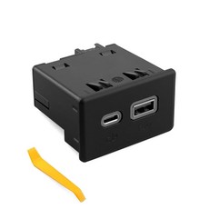 ANODZU 13525889 듀얼 AUX USB 보조 충전 포트 잭 쉐보레 서버번 실버라도 1500 2000 3500 타호에 적합 GMC 시에라 1500 2000 3500 유