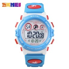 Skmei 時刻美 LED夜光透明多功能防水兒童電子錶 兒童節禮物 生日禮物