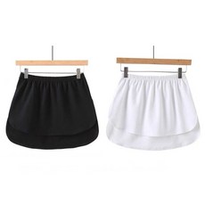 이너 레이어드티 맨투맨 엉덩이 밴딩 페이크 스커트 ala+7796yt