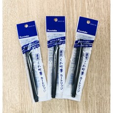 正大筆莊 吳竹 補充墨水管 黑色 自來水筆 補充墨水 墨水管 吳竹 通用 22 24 26號, 1個