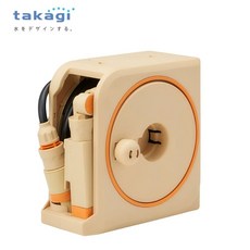 타카기 호스릴 세차 워터건 물분사기 정원가꾸기, F. 나노 0m 슈트모래색 업그레이드, 1개