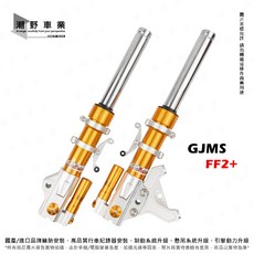GJMS FF2 不可調前叉 適用於 DRG MMBCU KRV 六代勁戰 水冷BWS SL 雷霆S, 1個, JET SL,原廠卡鉗