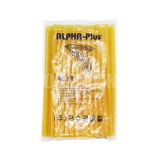 알파플러스 글루건심_고점착 황색 11mm 핫멜트심, 1개