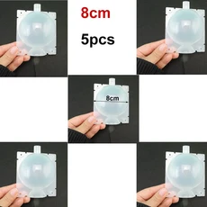 고압 전파 식물 뿌리 뽑기 공 성장 상자 접목 육종 케이스 투명 보육 5cm, 13 5pcs 8cm holder