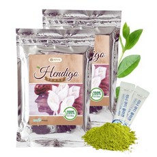 로얄헤나 헤나 100% 염색 가루 인도직수입 100g 2개입, 브라운+브라운, 1세트