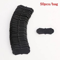 가죽 레이블 태그 모자 가방 수제품사랑 의류 바느질, 1개, 6. black