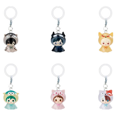 BANDAI 我的英雄學院動物造型吊飾，全套六款，轉蛋扭蛋公仔，M.M小舖現貨, 1個, 整套(金額580，下X5)1H112